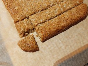 Easy Almond Flapjack for Fuelling Bicycle Rides